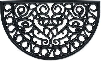 DII Rubber Doormats Collection All Weather, 18x30, Lattice