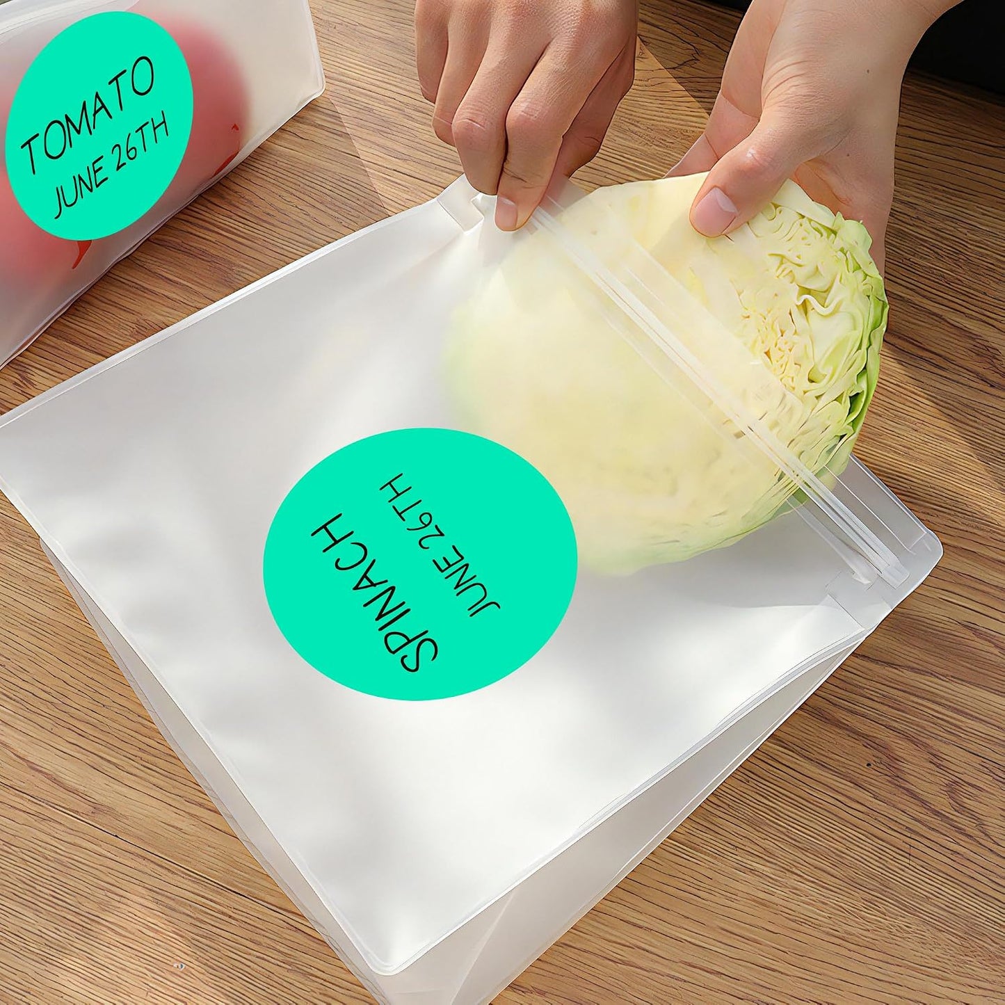 3 Inch White Color Code Dot Stickers,500 PCS Round Labels Stickers in Dispenser Box for Organization, Inventory,Classroom