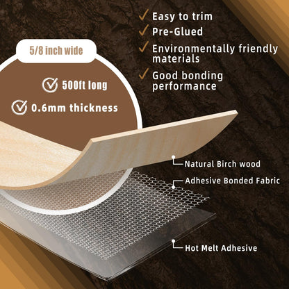 GSCIT Club Wood Grain Repair Tape, 2.4 inch X 15ft Self Adhesive Maple Grain Repair Patch for Tables, Chairs, Baseboards, Doors, Windows, Floors, Handicraft DIY. - Colors B