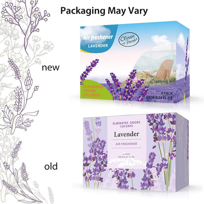 Air Freshener for Home, 4 Pack, Eucalyptus & Mint, Odor Eliminator for Small Area Closets Bathroom Pets Strong Odor, Up to 120 Days