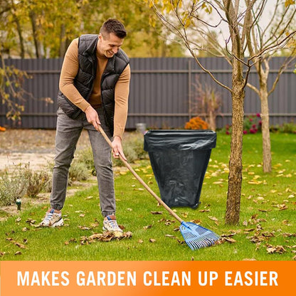 CAMPFIRE Trash Bag Holder Fits 30-45 Gallon Bags, Multi-Use Garbage Bag Holder, Portable to Use Leaf Bag Holder for Yard, Camping, Parties, and Leaf Collector
