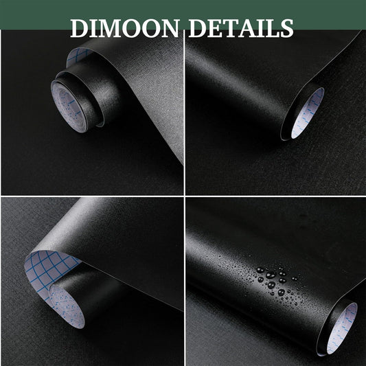 Dimoon 17.7''x118'' Peel and Stick Wallpaper White Contact Paper for New Environmentally Friendly Materials Thickening Upgrade Embossed Renter Friendly Wall Paper Modern Vinyl Wrap Countertop Bedroom