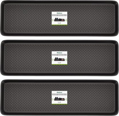 Matace 1 Pack Rubber Small Boot Tray for Entryway,Boot Mat,Shoe Tray,Shoe Mat for Indoor and Outdoor Use, 27.95"x 15.74" (Pack of 1)