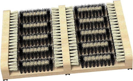 Sole Cleaning Brush: Outdoor Shoe Brush and Mud Scraper Mat for Entryways, Gardens, and Farms. Designed for All-Weather Mud and Snows Removal, Slip Prevention, and Shoe Cleaning