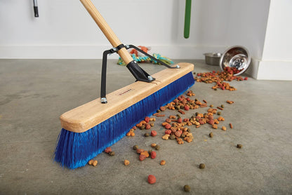 Harper 20201044 24 in. Indoor/Outdoor Dry All-Purpose Push Broom with Dual Bristles, for Dust, Gravel, Debris