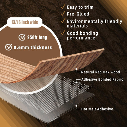 GSCIT Club Wood Grain Repair Tape, 2.4 inch X 15ft Self Adhesive Maple Grain Repair Patch for Tables, Chairs, Baseboards, Doors, Windows, Floors, Handicraft DIY. - Colors A