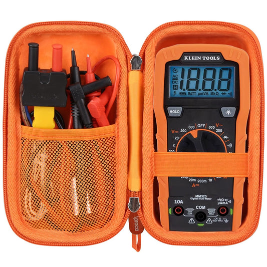 Aproca Case Compatible with Klein Tools MM325 MM420 MM400 MM300 Multimeter Digital Voltage Tester, Portable Storage Bag for Accessories (Case Only)