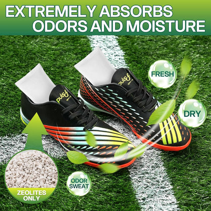 4-Pack Unscented Shoe Odor Elimination, Powerful Shoe Freshener for Sneaker, Boot, Soccer Cleat, Reusable Shoe Odor Eliminator & Absorber, Odor Eaters for Shoes, Freshenes Gym Bag, Closet at Sourse