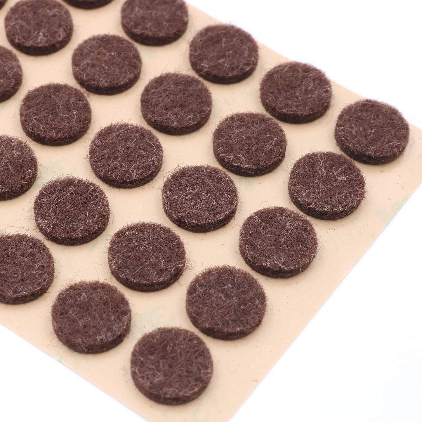 Furniture Felt Pads 3/8" (10mm) Diameter Round 3M Self Adhesive Protects Kitchen Cabinets, Drawers, Desks and Furniture Against Bumps and Scratches 100 Pack - Grey
