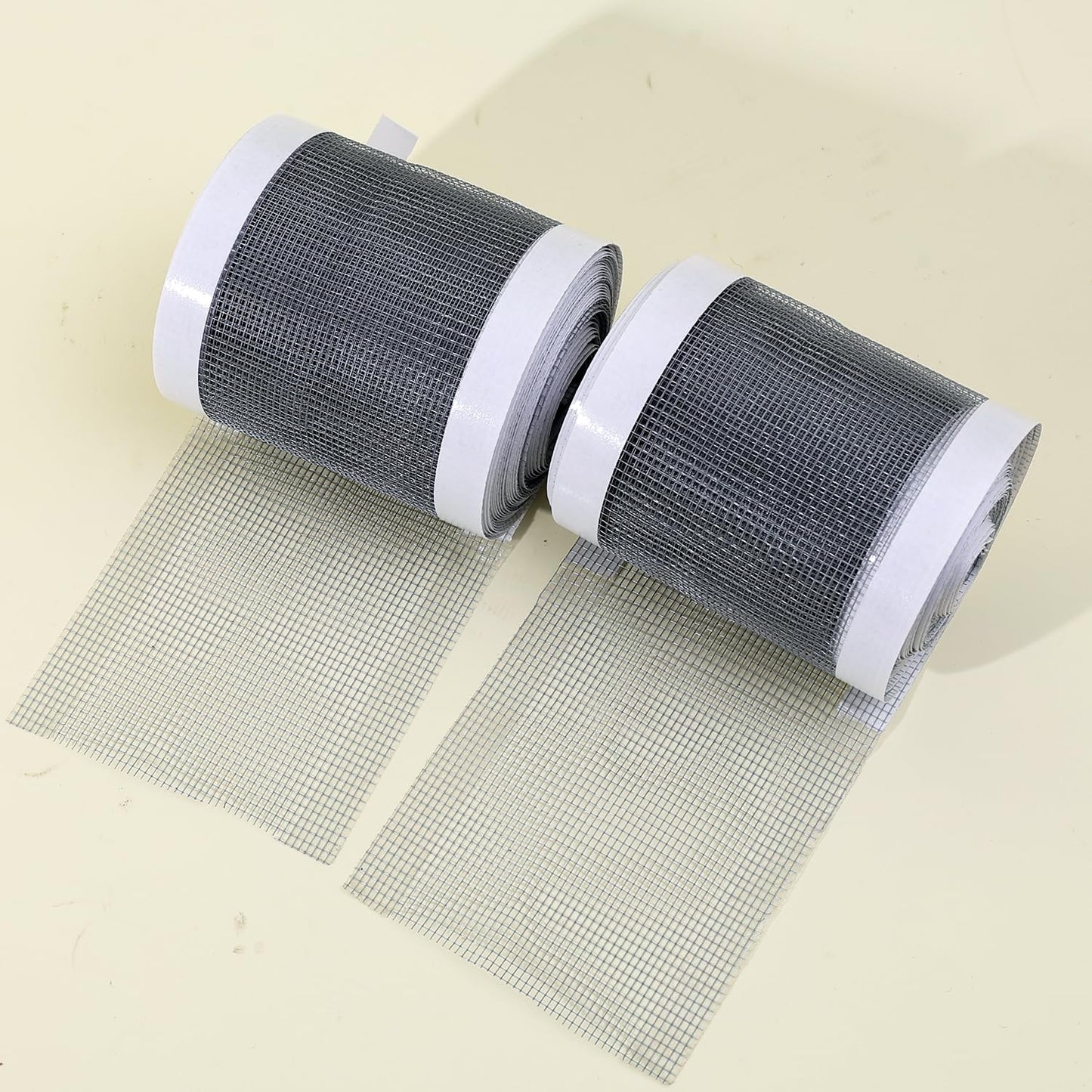 2 Rolls Self-Adhesive Window Screen Repair Tapes Screen Door Tent Net Repair Patch Net (5 Meters/Roll 7cm in Width)