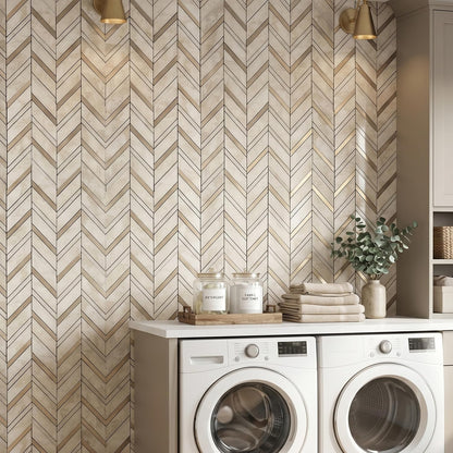 Yipscazo 10-Sheet Herringbone Backsplash Peel and Stick Tile, Polished White PVC Stick on Backsplash for Kitchen, Waterproof Self Adhesive Wall Tile for Bathroom