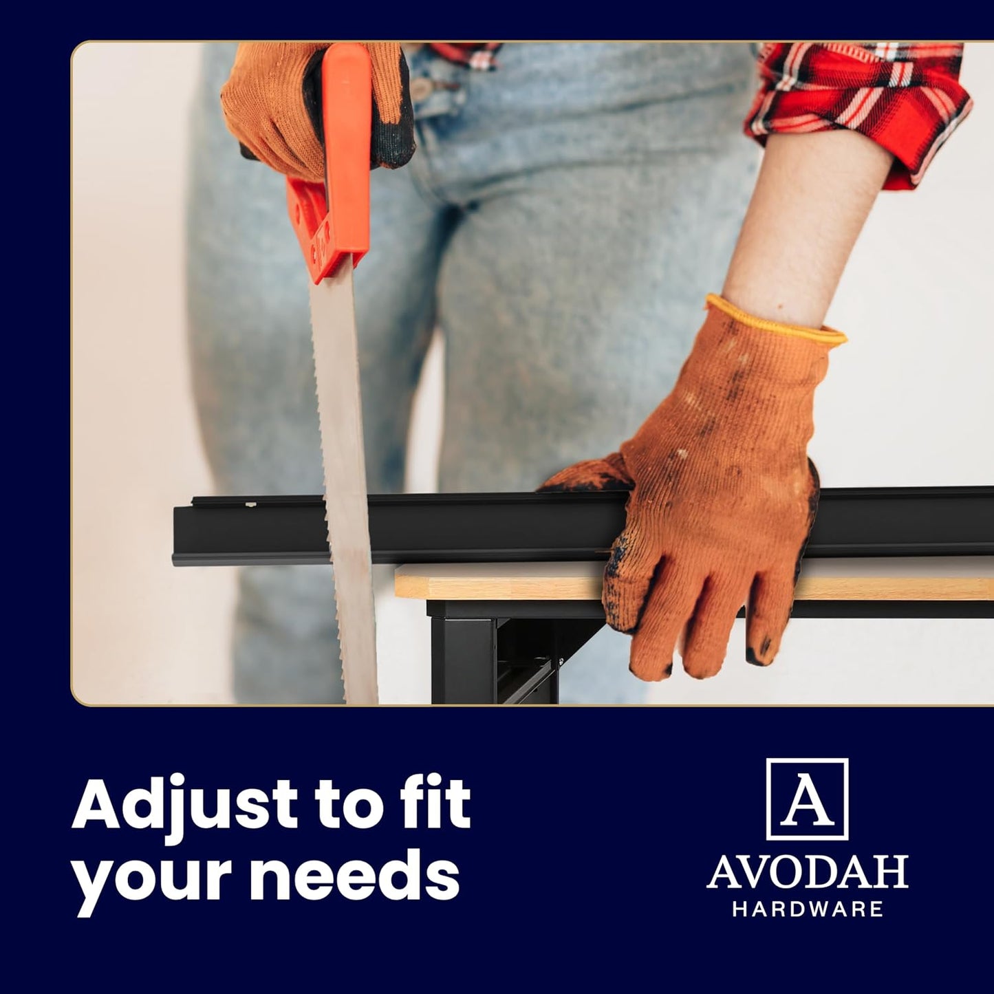 32 Inch Black, Adjustable Double Bubble Door Sweep for Exterior Doors, Under Door Seal with Drip Edge and Punched Drainage Channel, Pre-Notched for Weatherstripping, Trim-to-Fit Avodah Hardware