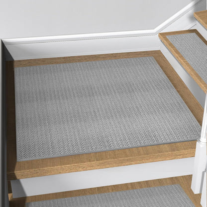 15Pcs Stair Treads for Wooden Steps With Self Adhesive, 8"x30" Non Slip Stair Runners-Peel & Stick Indoor Stair Carpet Runner, Resistant Runner for Kids, Elders and Pets, Black
