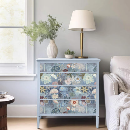 Ismoon Peel and Stick Wallpaper Floral Vintage Stick on Wall Paper Beige French Textured Contact Paper for Cabinet Removable Self Adhesive Wallpaper Vinyl Roll Shelf Deco, 17.3x78.7in