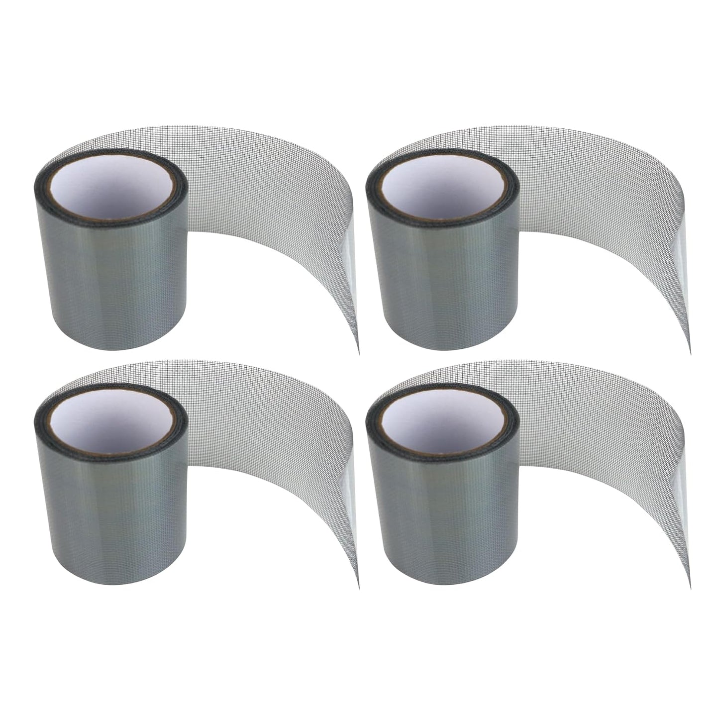 FindTape Window Screen Repair Tape, 4 in. x 16.4 ft. (Grey) 4-Pack