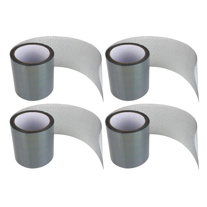 FindTape Window Screen Repair Tape, 4 in. x 16.4 ft. (Grey) 4-Pack