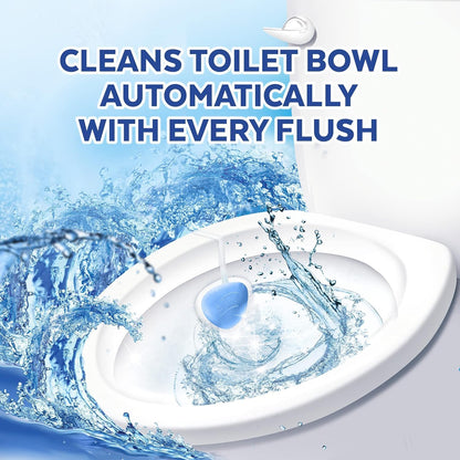 Lysol Automatic In-The-Bowl Toilet Cleaner, Cleans and Freshens Toilet Bowl, Lemon Breeze Scent (Pack of 2)