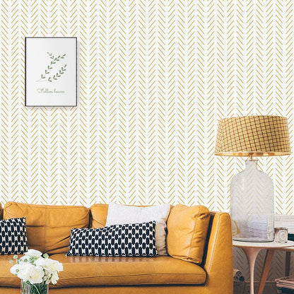 Erfoni Black and White Peel and Stick Wallpaper Modern Herringbone Contact Paper Bathroom 17.7inch x 118.1inch Geometric Removable Wallpaper Peel and Stick Self Adhesive Contact Paper for Accent Wall