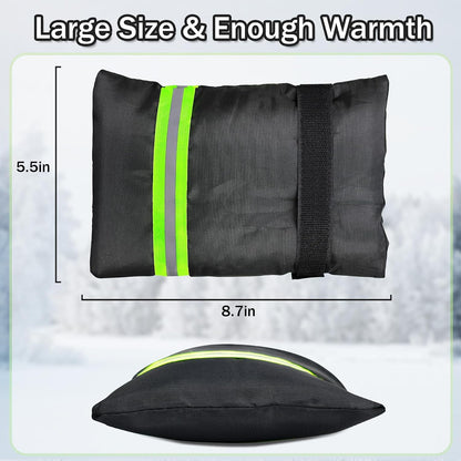 MENOLY 12 Pack Outdoor Faucet Covers for Winter, Upgraded Thicken 8.7"X5.5", Outside Thicker Insulated Faucet Cover Socks for Winter Freeze Protection, Reusable Waterproof Insulated Spigot Cover