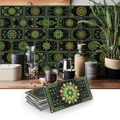 VICCI 32Pcs Tile Decals - Peel and Stick Kitchen Backsplash - Decorative Wall Tiles Stickers 8" x 4" Self-Adhesive Waterproof Removable for Bathroom Cabinets Home DIY Projects Decor