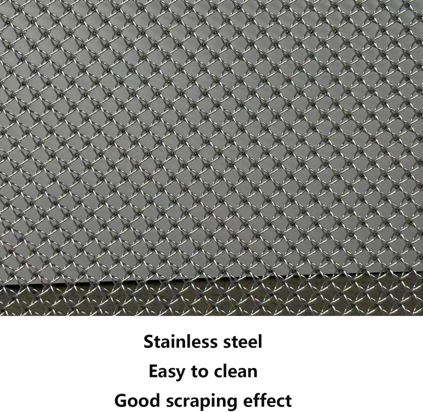 Heavy Duty Outdoor Floor Mat, 31.5" x 16.9" Metal Scraper Door Mats, All Weather Stainless Steel Mud Mat, Waterproof Entrance Doormat for Patio Garden Use