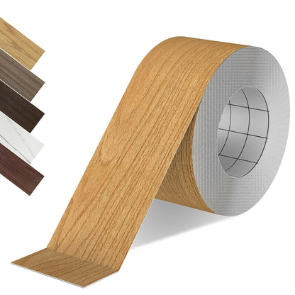 Wood Grain Repair Tape, 2.4 inch X 15ft Self Adhesive Natural Walnut Grain Repair Patch for Tables, Chairs, Baseboards, Doors, Windows, Floors, Handicraft DIY.