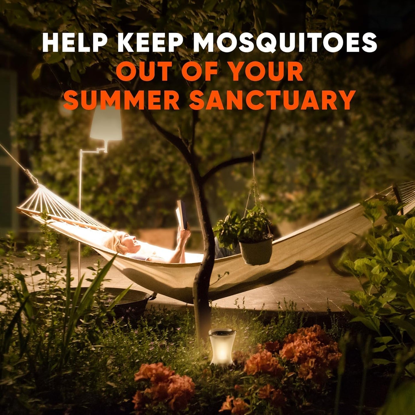 OFF! Refillable Mosquito Lamp, Repels Mosquitoes up to 10 x 10 feet, Protection for up to 6 Hours, 1 Count