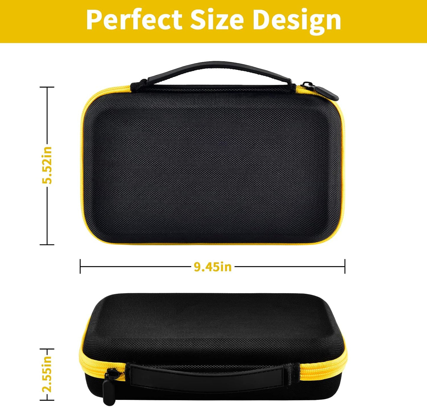 Case for Klein Tools VDV500-705/820/063 Wire Tracer Tone Generator,Bag Only | Probe Kit Continuity Tester Holder, for Ethernet / Telephone / Speaker / Coax / Cable Toner, for Electricians, Jet Black