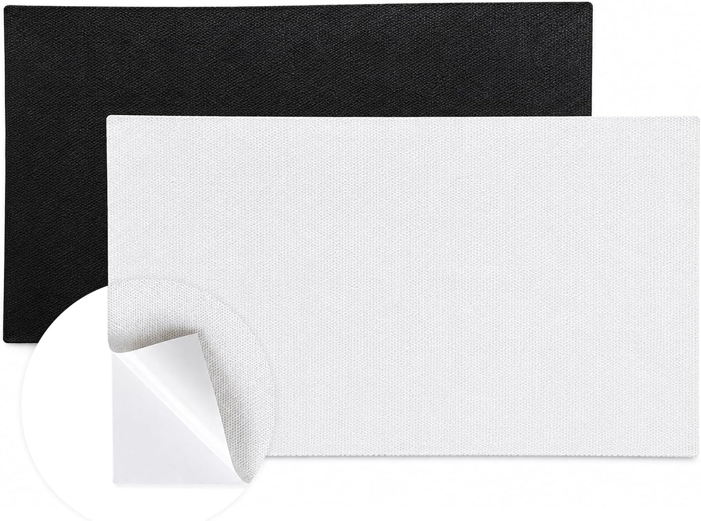 Golf Simulator Screen Patch Kit - Pack of 2 Adhesive Screen Patches (Peel & Stick, Iron-On for Strong Bond)