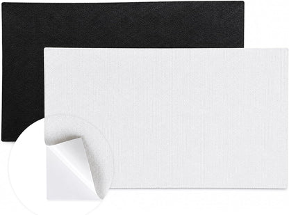 Golf Simulator Screen Patch Kit - Pack of 2 Adhesive Screen Patches (Peel & Stick, Iron-On for Strong Bond)