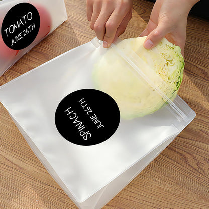 3 Inch White Color Code Dot Stickers,500 PCS Round Labels Stickers in Dispenser Box for Organization, Inventory,Classroom