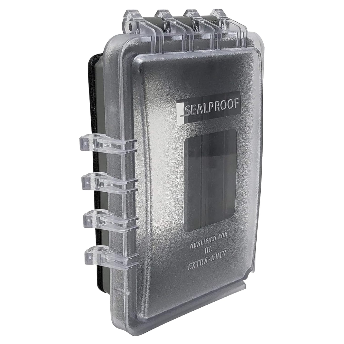Sealproof Slim 1-Gang Weatherproof Shallow Outdoor Outlet Cover | Lockable, 18 Configurations, Low Profile, Plastic With Mounting hardware