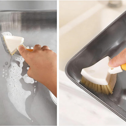 1 Pack Crevice Cleaning Brush, Narrow Gap Cleaning Tool for Window Tracks, Bathroom Tile, Floor and Household Corners, Cleaning Supplies