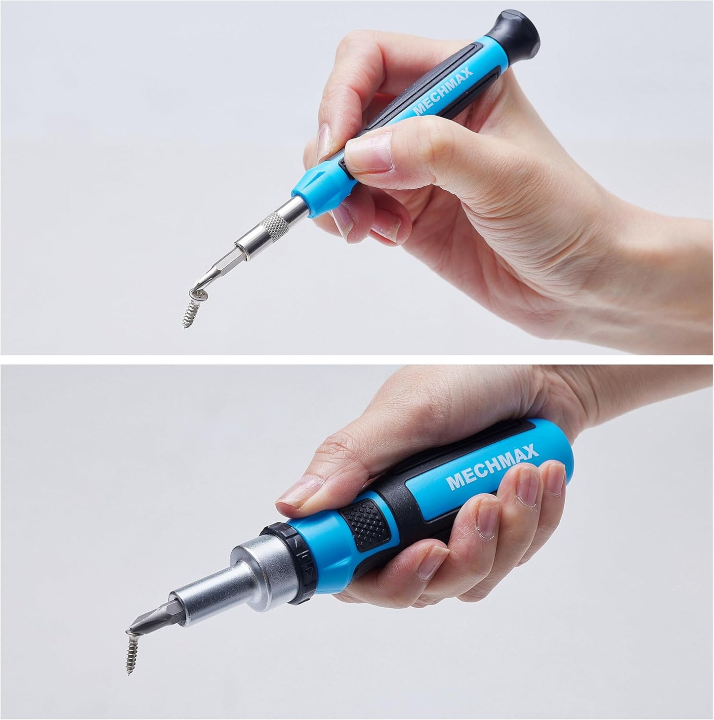 MECHMAX 68-Piece Ratcheting Screwdriver Set with Bits & Sockets | Precision tool kit with sockets & compact injection storage case. Ideal for household DIY, furniture assembly & repair