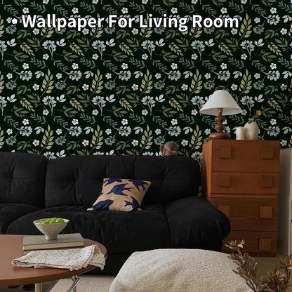 Removable Peel and Stick Wallpaper Boho 17.5 x 118 in Floral for Bedroom Bathroom Easy Peel Off Stick on Wallpaper Contact Paper Renter Friendly Wall Paper