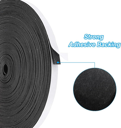 PATIKIL Weather Stripping Door Seal Strip, 3/8 Inch x 1/4 Inch x 32 Ft Self Adhesive Soundproof High Density Foam Tape Insulation for Door Window Air Conditioning, White - Colors B