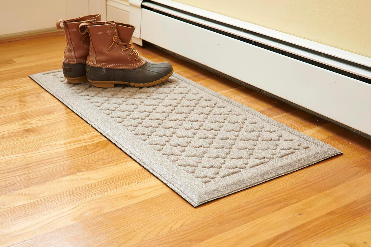 Artisan Entry Indoor Mats for Entryway, Durable & Easy to Clean Tray for Boots, Anti-Slip & Water-Resistant for Front Room, Made in The USA, 15" x 36", Blue, by Mats Inc.