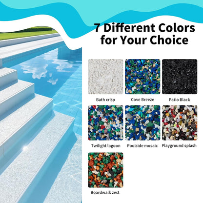 Waterproof Anti-Slip Traction Tape | 2" x16.5 FT | Heavy-Duty EPDM Rubber, Strong Grip & Barefoot Gentle | Indoor & Outdoor Solution: Poolside, Bath, Ramps, Stairs, Board Steps