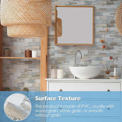 2026 New Upgrade Peel and Stick Backsplash Tile, Peel and Stick 11.34" X 11.57" Wall Tile for Kitchen, Bathroom, Fireplace, Laundry (Beige Ecru, 10 Packs)
