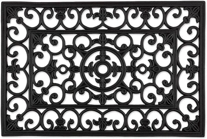 DII Rubber Doormats Collection All Weather, 18x30, Lattice
