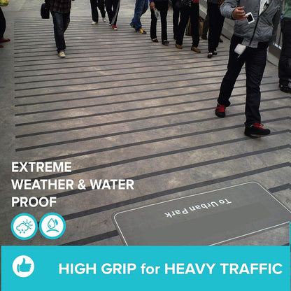 Lifegrip Anti Slip Tape, 4 Inch x 15 Foot Non-Slip Traction Grip Tape for Stairs, Waterproof Stair Treads Grip Non Slip, Non Skid Tape for Steps, Outdoor Black Grip Tape (4" X 15')