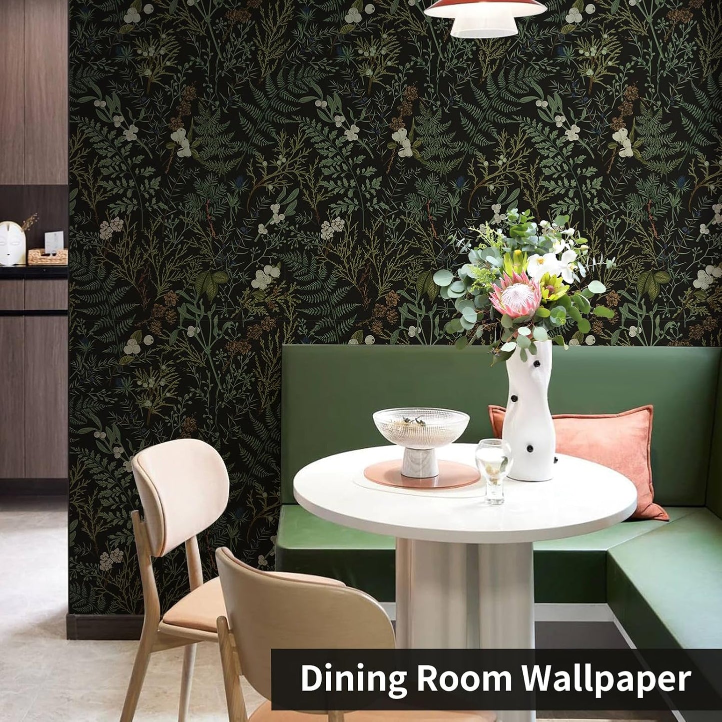 Removable Peel and Stick Wallpaper Boho 17.5 x 118 in Floral for Bedroom Bathroom Easy Peel Off Stick on Wallpaper Contact Paper Renter Friendly Wall Paper