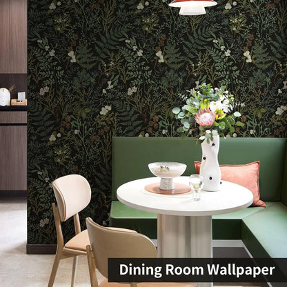 Removable Peel and Stick Wallpaper Boho 17.5 x 118 in Floral for Bedroom Bathroom Easy Peel Off Stick on Wallpaper Contact Paper Renter Friendly Wall Paper