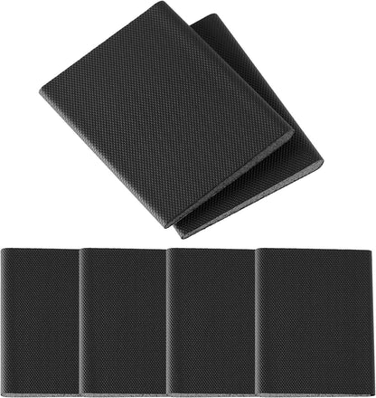 QDiShi 6 Pieces Self-Adhesive Door Corner Seals,Door Frame Seal Corner Foam Weather Stripping Draft Stopper for Weather Protection, for Isolation of Noise (White)
