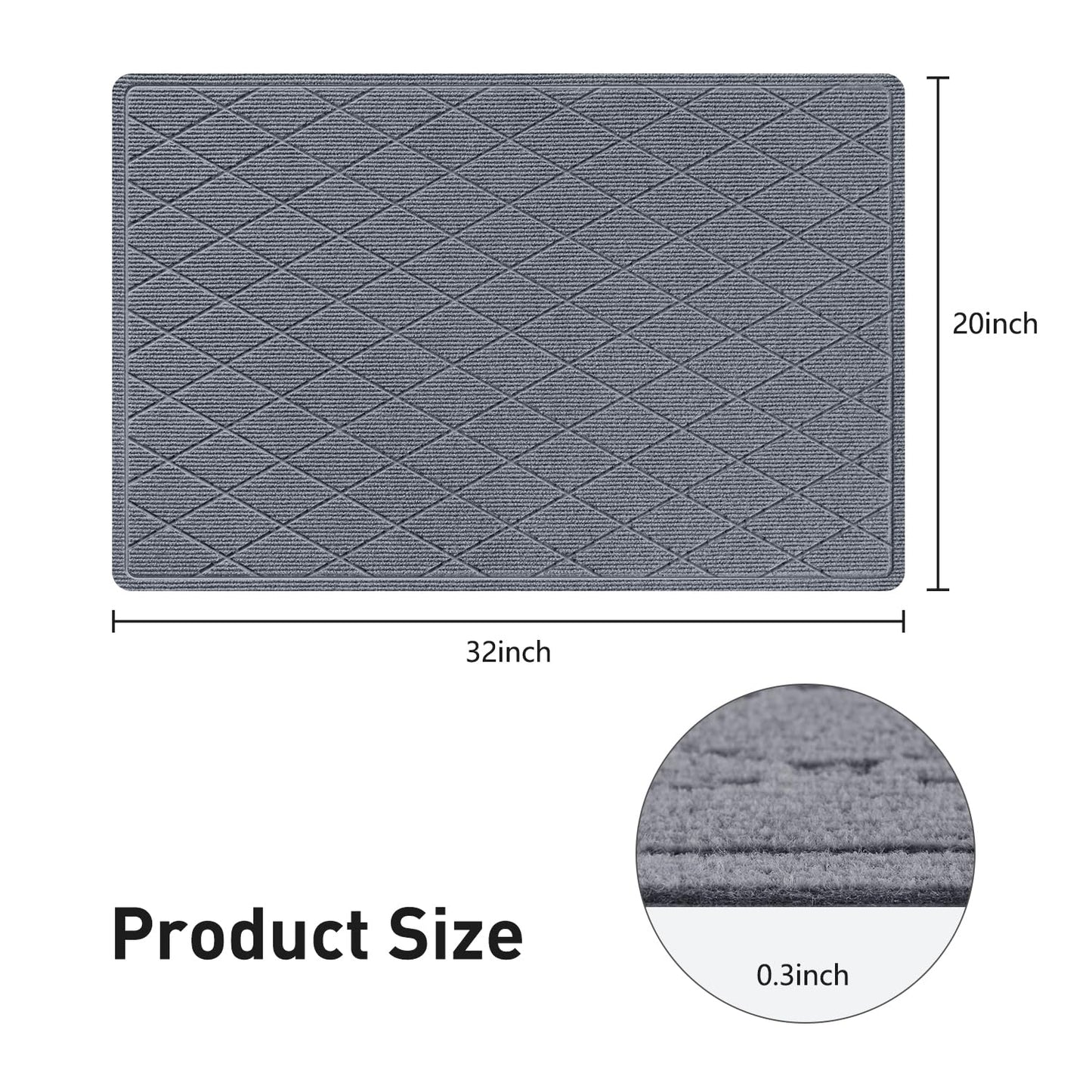 KOOTETA Stair Treads for Wooden Steps Indoor, 15 Pack 8" X 30" Non Slip Carpet Stair Treads with Reusable Adhesive for Kids Elders and Dogs, Surface Polyester TPR Backing Stair Runner Rugs, Dark Grey