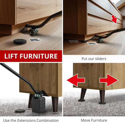 X-Protector Felt Furniture Sliders for Hardwood Floors 24 PCS 1” - Self-Adhesive Furniture Slider - Heavy-Duty Furniture Movers for Hard Surfaces - Felt Sliders - Move Your Furniture Easily!