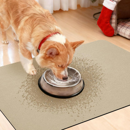 ACCUMTEK Non Slip Bath Mat, Thin Bathroom Rugs Fit Under Door, Quick Dry Bath Mats, Machine Washable Bath Rugs for Bathroom, Bathtub & Kitchen, Grey/Bordered/24 x17