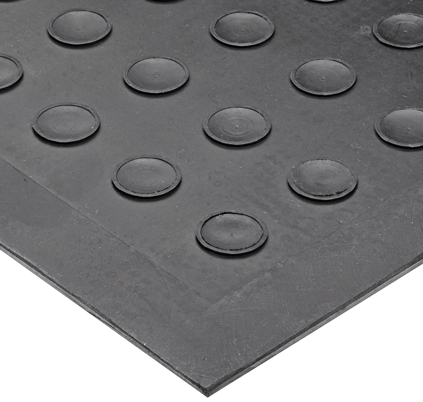 NoTrax 345 Scraper Outdoor Brush Mat, Natural Rubber Doormat for Outdoor Year-Round Use, Heavy-Duty, Durable, Beveled Edges, 28" x 46" Black, 345S2846BL