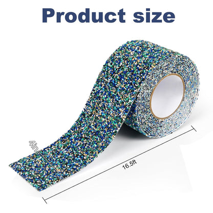 Pool Rubber Grip Tape, Anti Slip Tape 4Inch x 16.5Ft,Waterproof,Soft Satety Non-Slip Tape for Pool Stair Tread Traction,Tub,Boats,Trail,Outdoor and Indoor Use (4inch x 16.5feet)