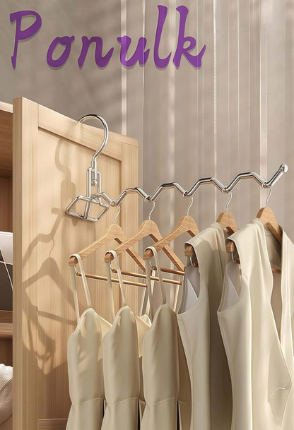 2 Pack Silver Folding Wall Mount Laundry Drying Rack Stainless Steel | Easy Wall Mount Space Saver for Bathroom Closet Laundry Room Drying Storage